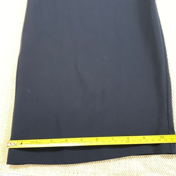 ELIZA J  Jumpsuit Cap Sleeve Wide Leg pockets back zip closure navy women size 4 - Picture 16 of 16